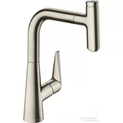   Hansgrohe TALIS Select M51 S-Box egykaros mosogató csaptelep 220 kihúzható zuhanyfejjel,1 jet, rozsdamentes acél hatású 73852800