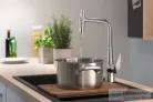 Hansgrohe TALIS M51 300 S-Box egykaros mosogató csaptelep kihúzható zuhanyfejjel,2 jet, króm 73867000