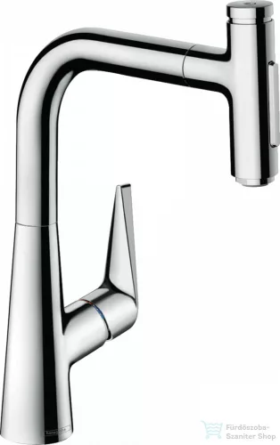 Hansgrohe TALIS Select M51 mosogató csaptelep kihúzható kifolyóval,2 jet,S-Box, króm 73868000