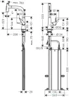 Hansgrohe TALIS Select M51 mosogató csaptelep kihúzható kifolyóval,2 jet,S-Box, króm 73868000