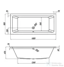 Kolpa San Elektra 180x80 fürdőkád 739130