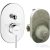 Hansgrohe ZESIS S falsík alatti kád /zuhany csaptelep belső egységgel, króm 74418000