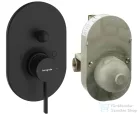 Hansgrohe ZESIS S falsík alatti kád /zuhany csaptelep belső egységgel, matt fekete 74418670