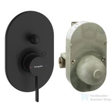   Hansgrohe ZESIS S falsík alatti kád /zuhany csaptelep belső egységgel, matt fekete 74418670