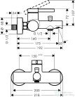 Hansgrohe ZESIS S kádtöltő csaptelep zuhanyszett nélkül, matt fekete 74420670