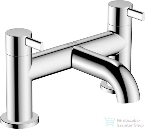 Hansgrohe ZESIS S peremre szerelhető kádtöltő csaptelep zuhanycsatlakozó nélkül, króm 74423000