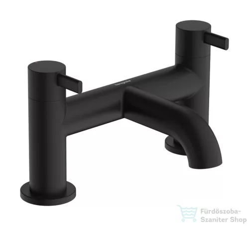 Hansgrohe ZESIS S peremre szerelhető kádtöltő csaptelep zuhanycsatlakozó nélkül, matt fekete 74423670