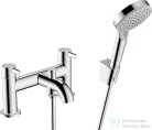 Hansgrohe ZESIS S peremre szerelhető kádtöltő csaptelep zuhanyszettel, króm 74424000