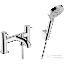   Hansgrohe ZESIS S peremre szerelhető kádtöltő csaptelep zuhanyszettel, króm 74424000