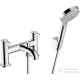 Hansgrohe ZESIS S peremre szerelhető kádtöltő csaptelep zuhanyszettel, króm 74424000