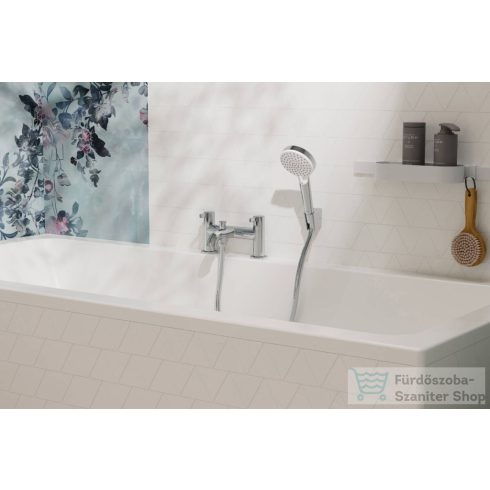 Hansgrohe ZESIS S peremre szerelhető kádtöltő csaptelep zuhanyszettel, króm 74424000