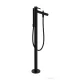 Hansgrohe ZESIS S szabadon álló kádtöltő csaptelep, matt fekete 74445670