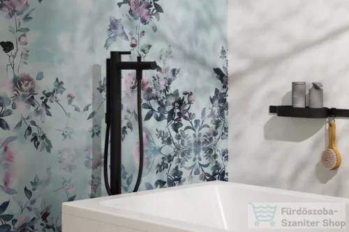 Hansgrohe ZESIS S szabadon álló kádtöltő csaptelep, matt fekete 74445670