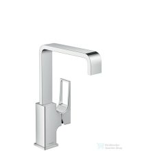   Hansgrohe METROPOL egykaros mosdócsaptelep, hosszított kifolyóval, loop fogantyúval Push-Open lefolyóval króm 74511000