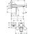 Hansgrohe METROPOL 2-lyukú egykaros mosdócsaptelep kád 165 loop fogantyúval 74525000