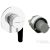 Hansgrohe ZESIS S falsík alatti kád /zuhany csaptelep belső egységgel, króm 74618000