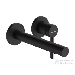   Hansgrohe ZESIS S falsík alatti mosdó csaptelep 19,4 cm-es kifolyóval, matt fekete 74750670