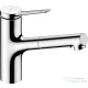 Hansgrohe ZESIS M33 egykaros mosogató csaptelep kihúzható fejjel,140,2 jet, króm 74800000