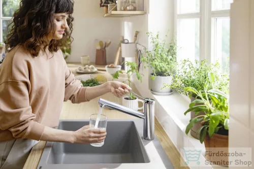 Hansgrohe ZESIS M33 egykaros mosogató csaptelep 140, 1 jet, króm 74802000
