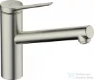 Hansgrohe ZESIS M33 egykaros mosogató csaptelep 140, 1 jet, nemesacél felület 74802800