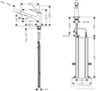Hansgrohe ZESIS M33 150 mosogató csaptelep kihúzható zuhanyfejjel,2 jet,sBox,rozsdamentes acél 74821800