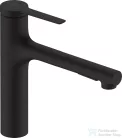 Hansgrohe ZESIS M33 160 mosogató csaptelep kihúzható zuhanyfejjel,2 jet,matt fekete 74822670