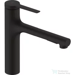   Hansgrohe ZESIS M33 160 mosogató csaptelep kihúzható zuhanyfejjel,2 jet,sBox,matt fekete 74823670
