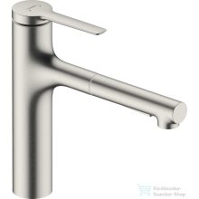   Hansgrohe ZESIS M33 150 mosogató csaptelep kihúzható zuhanyfejjel,2 jet,sBox,rozsdamentes acél 74823800