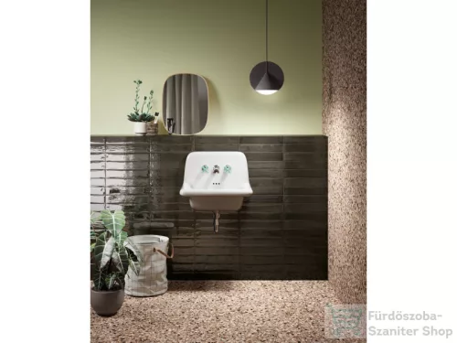 Delconca FRAMMENTI Nero brick FR-8, 7,5x40 cm-es fali csempe, 74FR08