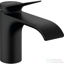   Hansgrohe VIVENIS 80 mosdó csaptelep, automata leeresztővel, matt fekete 75010670