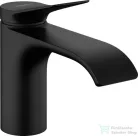 Hansgrohe VIVENIS 80 mosdó csaptelep, leeresztő nélkül, matt fekete 75012670