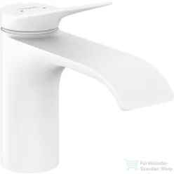   Hansgrohe VIVENIS 80 mosdó csaptelep, leeresztő nélkül, matt fehér 75012700