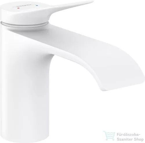 Hansgrohe VIVENIS 80 mosdó csaptelep, leeresztő nélkül, matt fehér 75012700