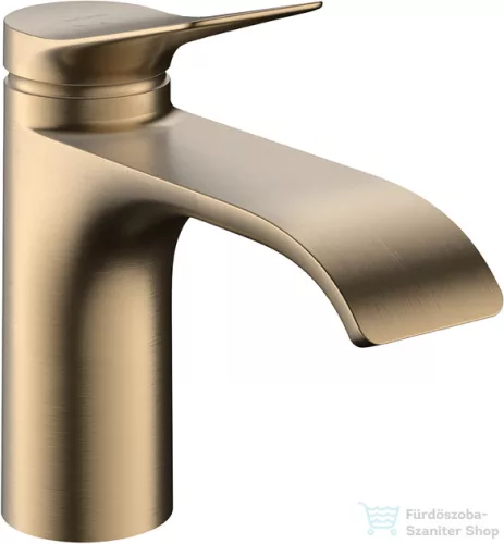 Hansgrohe VIVENIS 80 hidegindításos mosdó csaptelep automata leeresztővel, szálcsiszolt bronz 75014140