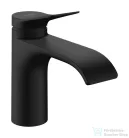 Hansgrohe VIVENIS 80 hidegindításos mosdó csaptelep automata leeresztővel, matt fekete 75014670