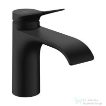   Hansgrohe VIVENIS 80 hidegindításos mosdó csaptelep leeresztő nélkül, matt fekete 75015670