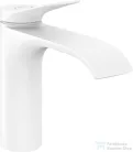 Hansgrohe VIVENIS 110 mosdó csaptelep, automata leeresztővel, matt fehér75020700