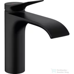   Hansgrohe VIVENIS 110 mosdó csaptelep, leeresztő nélkül, matt fekete 75022670