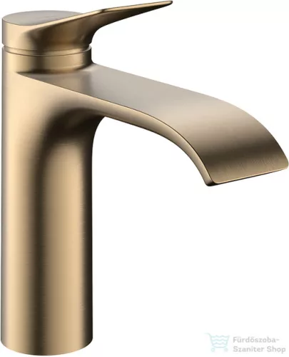 Hansgrohe VIVENIS 110 hidegindításos mosdó csaptelep automata leeresztővel, szálcsiszolt bronz 75023140