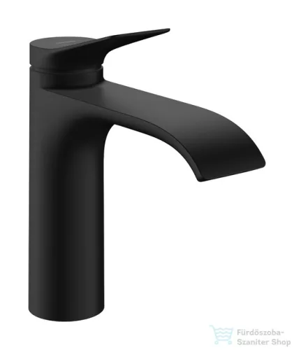 Hansgrohe VIVENIS 110 hidegindításos mosdó csaptelep automata leeresztővel, matt fekete 75023670