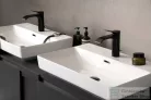 Hansgrohe VIVENIS 110 hidegindításos mosdó csaptelep automata leeresztővel, matt fekete 75023670