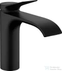Hansgrohe VIVENIS 110 hidegindításos mosdó csaptelep leeresztő nélkül, matt fekete 75024670