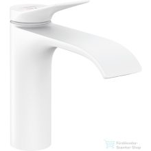   Hansgrohe VIVENIS 110 hidegindításos mosdó csaptelep leeresztő nélkül, matt fehér 75024700