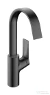 Hansgrohe VIVENIS 210 mosdó csaptelep, elforgatható kifolyóval, automata leeresztővel, szálcsiszolt fekete króm 75030340