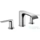 Hansgrohe VIVENIS 3 üléses mosdó csaptelep, automata leeresztővel, króm 75033000