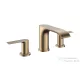 Hansgrohe VIVENIS 3 üléses mosdó csaptelep, automata leeresztővel, szálcsiszolt bronz 75033140