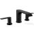 Hansgrohe VIVENIS 3 üléses mosdó csaptelep, automata leeresztővel, matt fekete 75033670