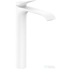   Hansgrohe VIVENIS 250 magasított mosdó csaptelep, automata leeresztővel, matt fehér 75040700