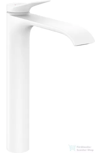 Hansgrohe VIVENIS 250 magasított mosdó csaptelep, leeresztő nélkül, matt fehér 75042700