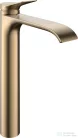 Hansgrohe VIVENIS 250 hidegindításos, magasított mosdó csaptelep leeresztő nélkül, szálcsiszolt bronz 75045140